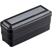 お弁当箱 メタリックスタイル 850ml 2段 ブラック BLW38D