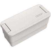 お弁当箱 コンフォータブル 650ml 2段 グレー PCW-650D