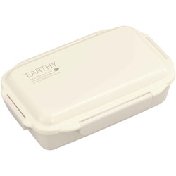 ランチボックス 1段 750ml 抗菌 Ag アーシー 電子レンジ対応 食洗機対応 4点ロック ベージュ 幅21.2×奥行13.6×高さ6.6cm 日本製 PCD-750