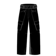 G-Solid Colort Cargo Wide Pants G33357 ブラック(BK) サイズ3-1 [スキーウェア パンツ メンズ]