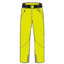 G-Solid Color Regular Pants G33356 LIME YELLOW サイズ3 [スキーウェア パンツ メンズ]