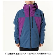 2-tone Color Hooded Jacket G13303 ネイビーブルー(VU) サイズ0 [スキーウェア ジャケット メンズ]