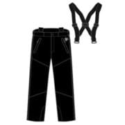 JR SIDE OPEN PANTS GJ33346 BLACK 160サイズ [スキーウェア パンツ ジュニア]