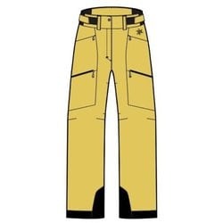 ウィメンズ ゴアテックス 2レイヤー カーゴ パンツ W's GORE-TEX 2L Cargo Pants GW33351 MARON YELLOW サイズ1 [スキーウェア パンツ レディース]