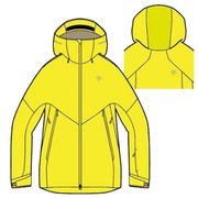 ウィメンズ Gソリッド カラー フーデッド ジャケット W's G-Solid Color Hooded Jacket GW13301 CHROME YELLOW サイズ3 [スキーウェア ジャケット レディース]