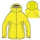 ウィメンズ Gソリッド カラー フーデッド ジャケット W's G-Solid Color Hooded Jacket GW13301 CHROME YELLOW サイズ4 [スキーウェア ジャケット レディース]