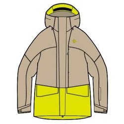 W'S 2-Tone Color Work Pocket Jacket GW13302 SAND BEIGE サイズ1 [スキーウェア ジャケット レディース]