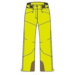 ウィメンズ Gソリッド カラーパンツ W's G-Solid Color Pants GW33353B ライムイエロー(LY) サイズ3 [スキーウェア パンツ レディース]