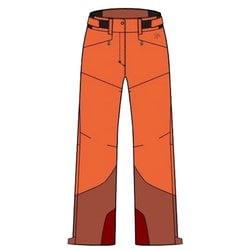W's 2-tone Color Pants GW33353A スカーレットオレンジ(SO) サイズ3 [スキーウェア パンツ レディース]