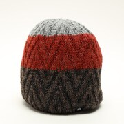 BIG HERRINGBONE BULKY BEANIE G73390 BITTER BROWN [ビーニー]