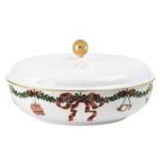 スターフルーテッド クリスマス ボウル 皿 21cm 蓋つき 国内正規品 1064783