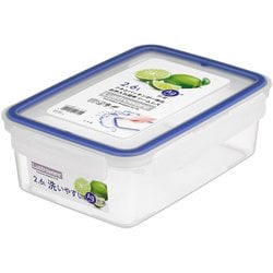 イージーケア 保存容器 レンジ対応 食洗機対応 2.6L 幅18.1×奥行25.3×高さ8.3cm 日本製 A-2177 BN
