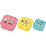 弁当箱 スヌーピー GANG シールランチボックス 3個セット SLI-1501