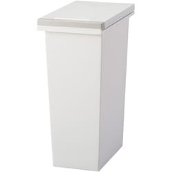 ゴミ箱 30L 密閉 プッシュ式 ふた付き ホワイト