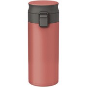 水筒 350ml 保温 保冷 真空断熱携帯タンブラー パッキンレス レッド TLW350