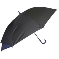 子供用傘 OUTDOOR PRODUCTS 55cm 無地ロゴ ジャンプ式 後ろが伸びる傘 1コマ透明 ブラック 10002512