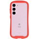 Galaxy S23用 iFace Reflection クリアケース レッド 41-954348