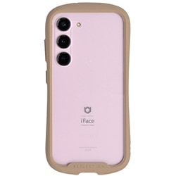 Galaxy S23用 iFace Reflection クリアケース ベージュ 41-954355