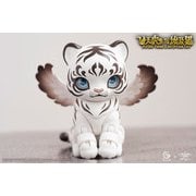 ブラックボックスアクションペットシリーズ 第1弾 フライングタイガー＆エジプトキャット 10cmコレクションフィギュア ホワイトタイガー [塗装済完成品フィギュア 全高約100mm]