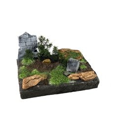ユ*ウ様 遺跡の階段付き1/12ジオラマ MMMTOYS M2213 1/12 中世の遺跡 ジオラマ Medieval Relic Scene