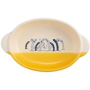グラタン皿 一人用 19cm オーバル 陶器 チンアナゴ 10193