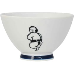 飯碗 10cm KYU-JITSU 陶磁器 お相撲さん