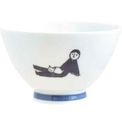 飯碗 10cm KYU-JITSU 陶磁器 サラリーマン