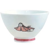 飯碗 10cm KYU-JITSU 陶磁器 姫