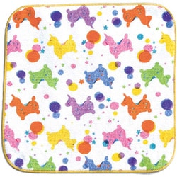 ハンドタオル RODY 20×20cm シャーリングハンカチ カラフル L-230205