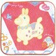 ハンドタオル RODY 20×20cm シャーリングハンカチ ピンク L-230205
