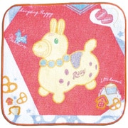 L-230205 [ハンドタオル RODY 20×20cm シャーリングハンカチ ピンク]