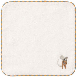 ハンドタオル フレデリック イニシャル 20×20cm R L-230202