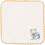 L-230201 [ハンドタオル こぐまちゃん イニシャル 20×20cm S]