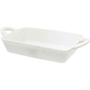 グラタン皿 レクタングル 24.5cm 匙屋のうつわ 陶磁器 ホワイト 11284