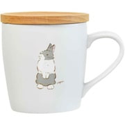 マグカップ 350ml mignonchouchou ミノンシュシュ 陶磁器 グレー 46013
