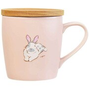 マグカップ 350ml mignonchouchou ミノンシュシュ 陶磁器 ピンク 46011