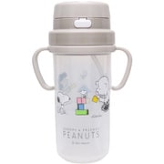 水筒 ベビー スヌーピー 370ml 持ち手 日本製 オーエスケー スヌーピーストローボトル370ml