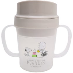 トレーニングコップ スヌーピー 150ml 持ち手 ベビー 日本製 オーエスケー スヌーピートレーニングコップ150ml
