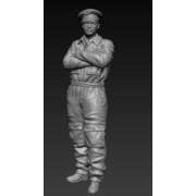 72007 1/72 WW.II フランス空軍パイロット1 2体入 [組立式プラスチックモデル]