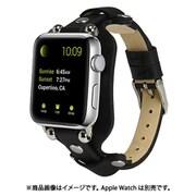 ESP15004-BK [Apple Watch 38～41mm用 バックレストレザーバンド ブラック]