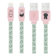 Lightning同期充電ケーブル USB-Lightning 1.2m ミッフィー MF-387B