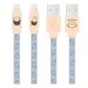 Lightning同期充電ケーブル USB-Lightning 1.2m ミッフィー＆ボリス MF-387C