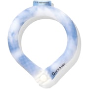 クールリング ICE RING(アイスリング) タイダイ ボタン付き Sサイズ(首回り28cm) ブルー A3Y4233BLZZS