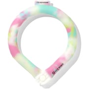 クールリング ICE RING(アイスリング) タイダイ ボタン付き オトナ Mサイズ(首回り34.5cm) ピンク A3Y4243PKZZM