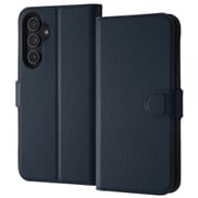 Galaxy A54 5G 耐衝撃 手帳型レザーケース シンプル マグネット/ダークネイビー RT-GA54ELC1/DN