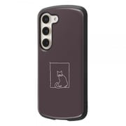 Galaxy S23 耐衝撃ケース MiA-collection/ネコ/グレー IN-CGS23AC4/NK1