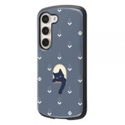Galaxy S23 耐衝撃ケース MiA-collection/ネコ/ネイビー IN-CGS23AC4/NK3