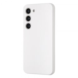 Galaxy S23 シリコンケース/ホワイト IS-GS23C17/W