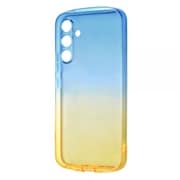 Galaxy A54 耐衝撃 TPUソフトケース グラデーション GREA/ブルー/イエロー IN-GA54TC12/AYM