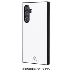 Galaxy A54 耐衝撃ハイブリッドケース KAKU/ホワイト INQ-GA54K3TB/W